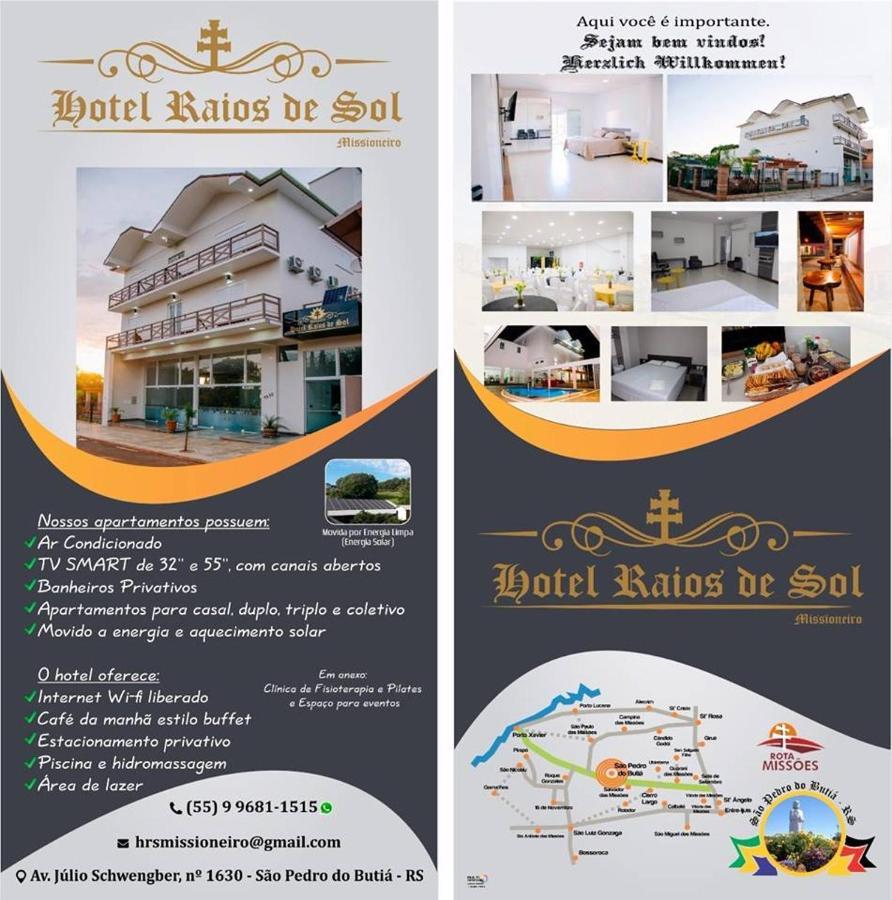 Sao Pedro de Butia Hotel Raios De Sol Missioneiro מראה חיצוני תמונה